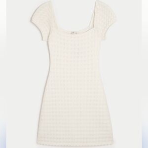 Hollister - White Crochet Mini Dress - Size XXL - NWT